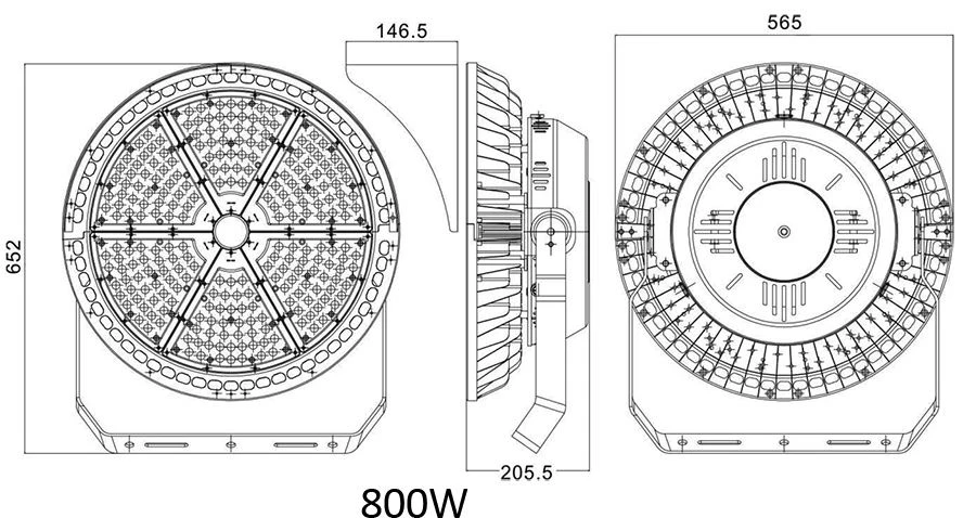 LED FLOOD LIGHT 800W