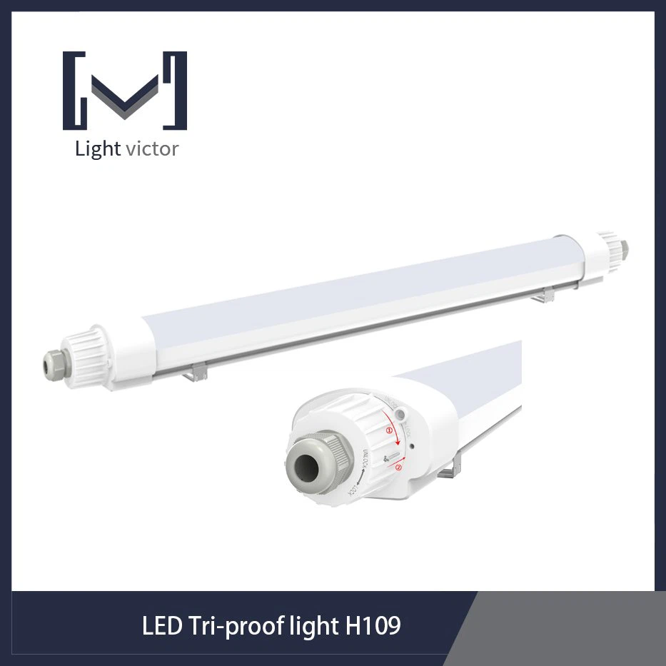 High Power 48W LED Tri-Proof Batten Used for Indoor Lighting Tri-Proof LED Lamp